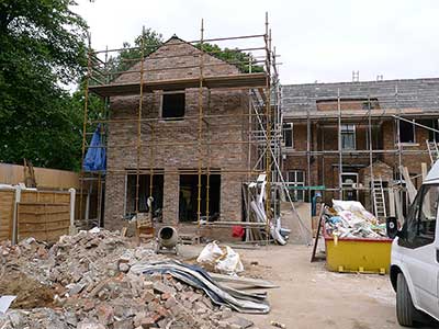 External renovation works at Bank Place