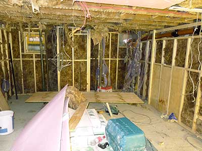 Bank Place server room wiring