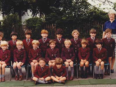 An APS class photograph from the school archive