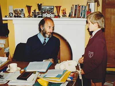Former Headmaster Ron McCay