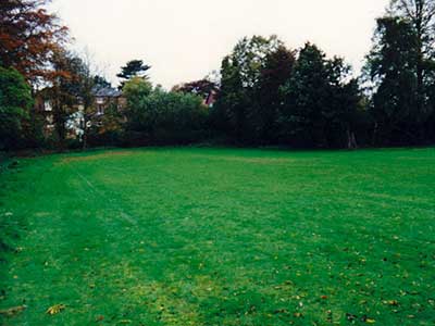 What is now the Head's office, looking back to Langham Road